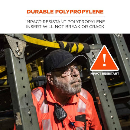 Ergodyne Skullerz 8945 Universal Safety Bump Cap Insert, Lightweight, Fits Into Any Baseball Hat