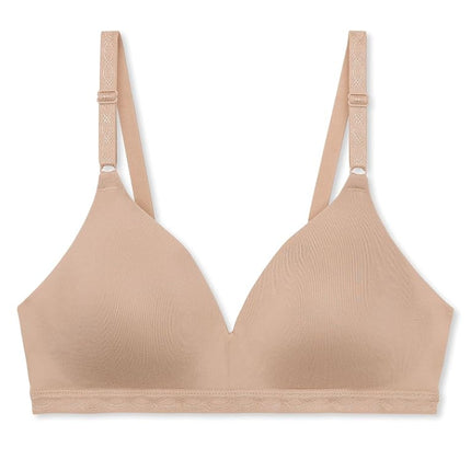 Warner's Women's Blissful Benefits Super Soft Wireless Lightly Lined Comfort Bra Rm1691w T-Shirt, Opaque, Toasted Almond, 38C