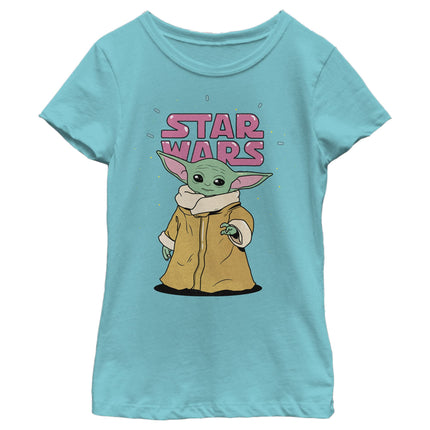 Star Wars Mandalorian The Child Stance Logo Girl's