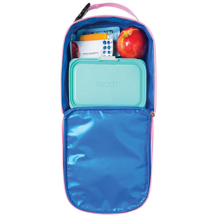 PackIt® Freezable Playtime Lunch Box, Rainbow, Built with EcoFreeze® Technology, Collapsible, Reusable, Zip Closure with Buckle Handle, Perfect for Keeping Lunches Fresh Large