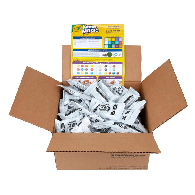 Crayola Model Magic - White (75ct), 1oz Modeling Clay Alternative, Molding Air Dry Clay for Kids, Bulk Art Supplies, Must Have Teacher Classroom Essentials