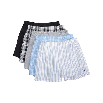POLO RALPH LAUREN Mens Classic Fit Woven Boxers 5 