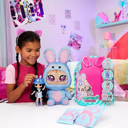 L.O.L. Surprise! Tweens Costume Surprise Aya Cherry Fashion Doll with Inflatable Blue Bunny Pet Costume and Multiple Surprises Including Fabulous Fashions & Accessories – Great for Kids Ages 4+