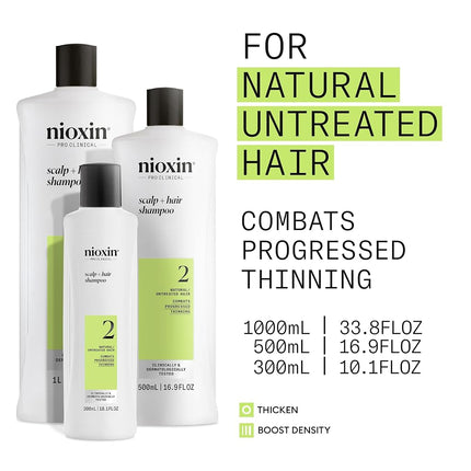 Nioxin System 2 Cleanser, 300 Ml