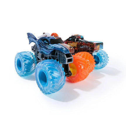 Monster Jam Fire & Ice Split Dragon and Split Zombie 1:64 Scale Die-Cast Monster Trucks Vehicle 2-Pack