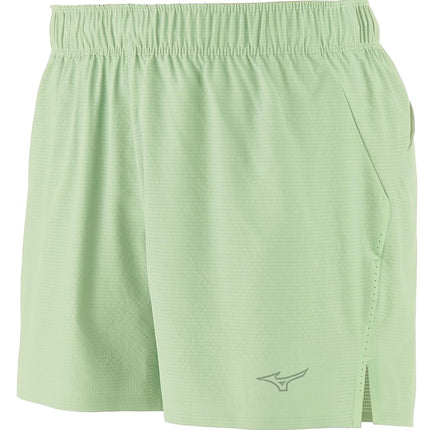 Mizuno Men's Standard Performance 5in Short + Liner Pastel Green