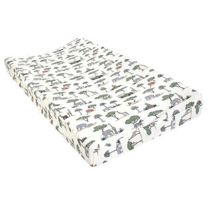 Hudson Baby Unisex Baby Changing Pad Cover, Going On Safari, One Size