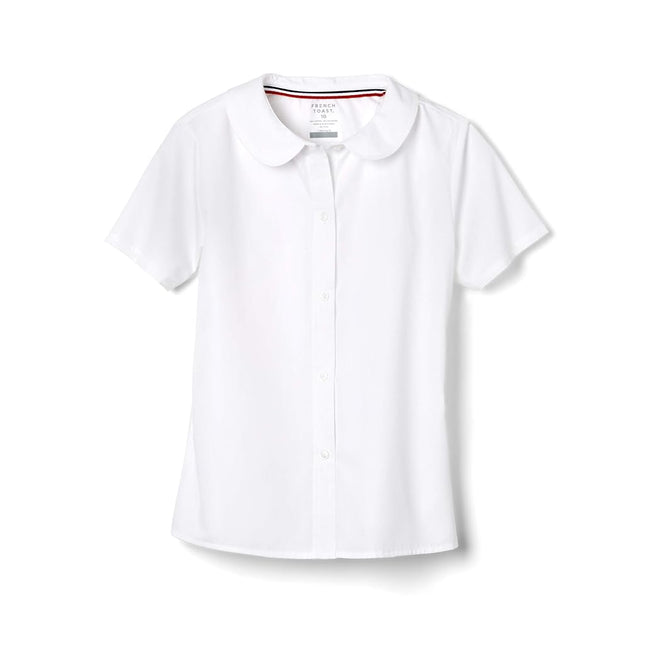 French Toast Girls Short Sleeve Peter Pan Collar (