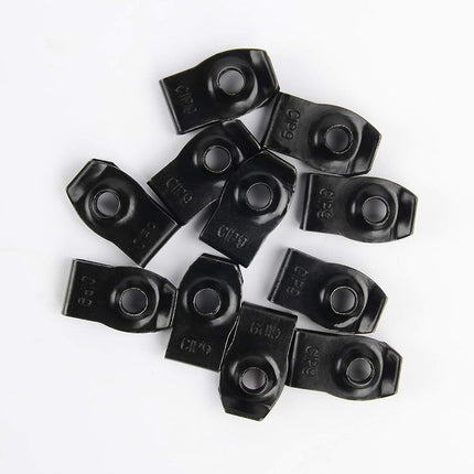 GOOACC GRC-70 35PCS Engine Under Cover Splash Shield Guard Body Bolts Bumper Fender Liner Push Retainer Fastener Rivet Clips, black