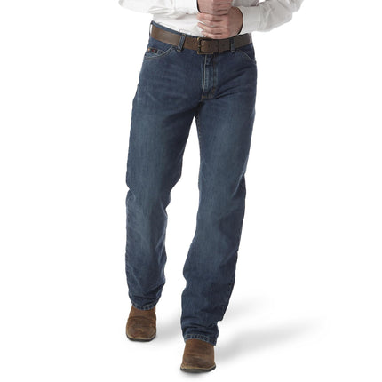 Wrangler Mens 20X Competition Active Flex Relaxed Fit Jeans, River Wash, 38W x 32L