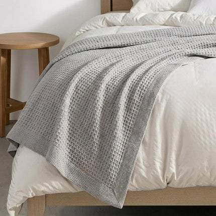 Nautica Home Cotton Medium-Weight Bedding, Home Decor for All Seasons, Grey, Full/Queen