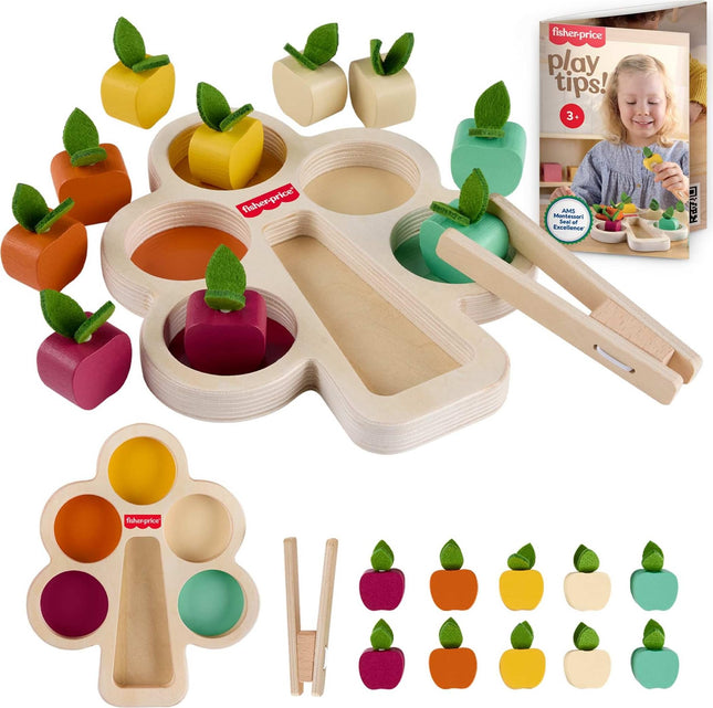 Fisher-Price Wood Montessori Sorting Tree Learning