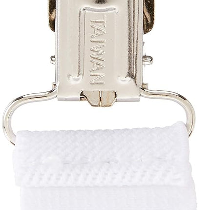 Dritz Fashion Fit Clip, Metal, White