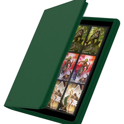 Ultimate Guard 12-Pocket QuadRow XenoSkin ZipFolio (Green)
