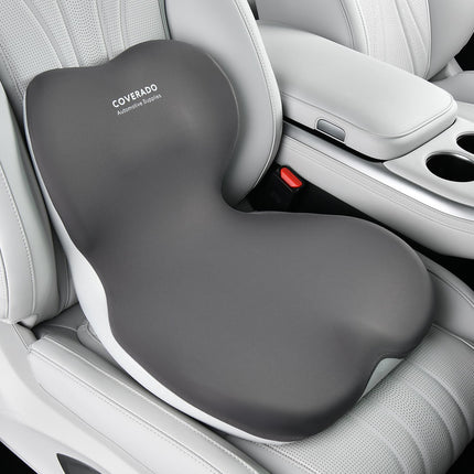 Coverado Seat Cushion and Lumbar Support Pillow On