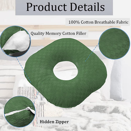 Wuronsa Ear Piercing Pillow with Hole for Cartilage Piercings, CNH Support
