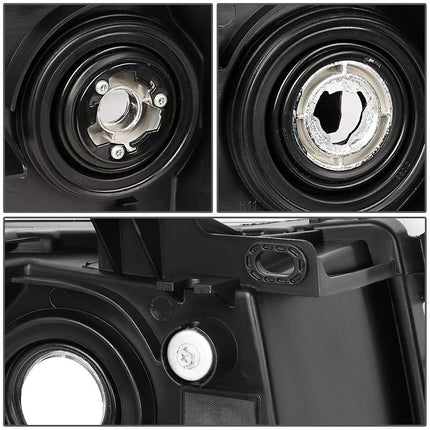 DNA MOTORING HL-OH-CSIL07-CH-CL1 Pair of Chrome Housing Headlights Compatible with 07-13 Silverado 1500/07-14 Silverado 2500 HD 3500