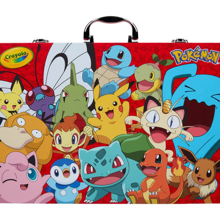 Set de arte de Pokémon imaginación de CRAYOLA (115 piezas), kit de arte para niños, artículos para colorear, juguetes de Pokémon, regalo de Pokémon para niños y niñas, edades 5+