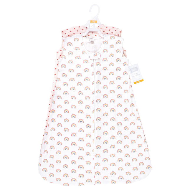 Hudson Baby Saco de dormir térmico sin mangas para bebé unisex, 2 unidades, Creative Rainbows, 0-6 meses, Creative Rainbows, 0-6 meses