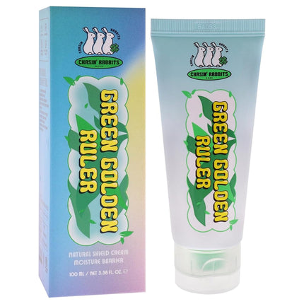 CHASIN' RABBITS Green Golden Ruler Face Moisturizer Cream | Korean Skin Care Moisturizer Face Cream with Green Tea Extract & Probiotics | Vegan Intensive Moisturizing & Nourishing (2.53 fl oz)