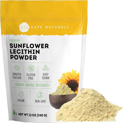 Kate Naturals Sunflower Lecithin Powder for Baking