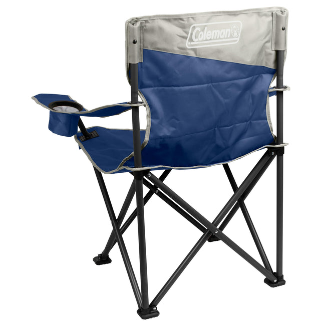 Coleman Big-N-Tall Camp Chair with Cup Holder & Side Pocket, Water-Resistant XL Outdoor Seat, Supports up to 600 lbs