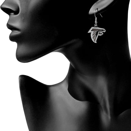 Siskiyou Sports NFL Atlanta Falcons Women's Chrome Dangle Earrings