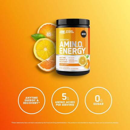 Optimum Nutrition Citrus Spritz Amino Energy Powder 270 g