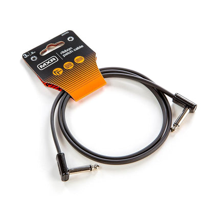 Jim Dunlop, 1/4-Inch Right Angle MXR Ribbon Patch Cable 3 ft|0.9 m (DCPR3)