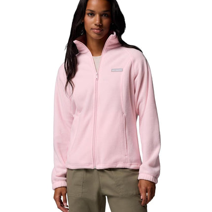 Columbia Fast Trek Fleece Full Zip, Fleece Jacket with Zip for Junior Unisex, Pink Satin, XXL