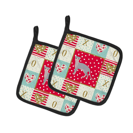 Caroline's Treasures potholders, Multicolor