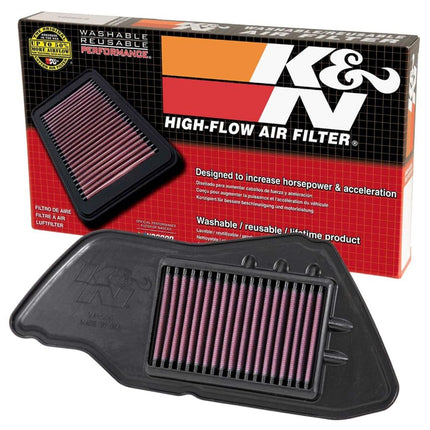 K&N Engine Air Filter: High Performance, Premium, Powersport Air Filter: Fits 2009-2015 YAMAHA (YW125 Zuma) YA-1209