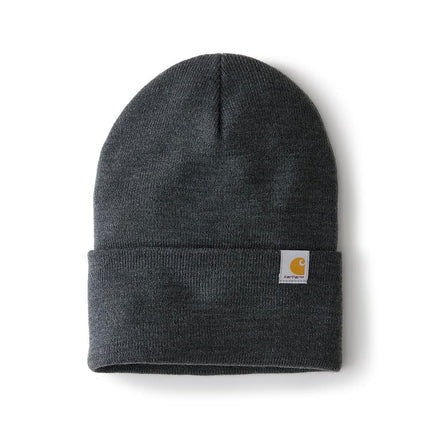 Carhartt Men's Knit Cuffed Beanie (104597), Coal H