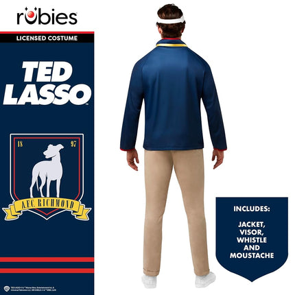 Rubies 1000035L000 Ted Lasso Adult Costume Kit Fancy Dress, Men, Multi, L Halloween