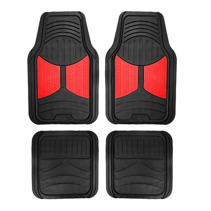 FH Group Full Set Trimmable Rubber Floor Mats, Mon