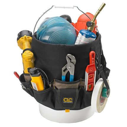 Custom Leathercraft 1119 Bucket Caddy Organizer, 48 Pocket