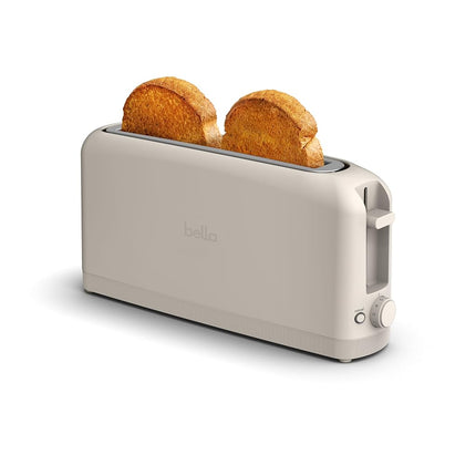 Bella TOAST 2 slice Slim toaster, Oatmilk