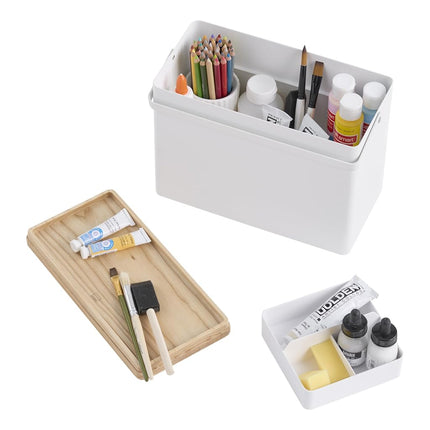 YAMAZAKI First Aid Box Three Tier Metal Multi Comp