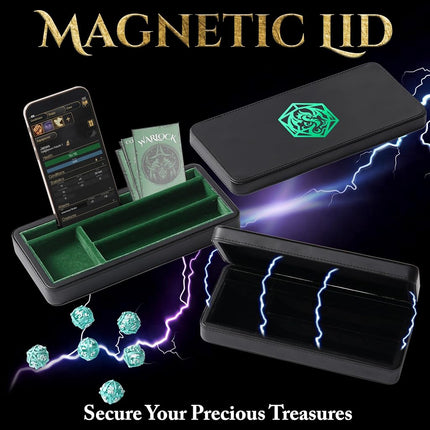 Soar Forge Sanctum Dice Box - Premium Case & Tray for DND