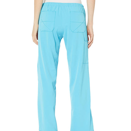 WonderWink 5212PTURBXXSP HP Pantalón Cargo Cinch de Bota Recta Ion para Mujer, Azul Turquesa, Talla Pequeña-XXS