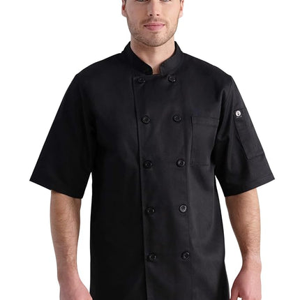 Chef Works Volnay Chef Coat, Black-New, XXXL