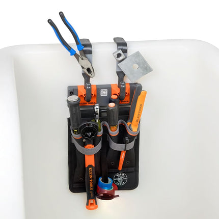 KLEIN TOOLS BC311M Magnetic 2-Inch S-Hook for Lineman Bucket, Bucket Work Center Compatible Hook with Impact-Resistant Nylon, Personalized Organization for Aerial Utility Workers, Tool-Free Setup