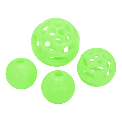 Chew King Glowing Fetch Balls, 4 Piece Set, Dog Toys, Fits Ball Launcher