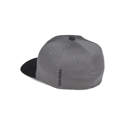 Volcom Men's Full Stone Flexfit Stretch Hat, Asphalt Black - New, L