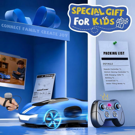 Remote Control Cars Gesture Sensing Rechargeable Drift Car Toys Ages 6-12