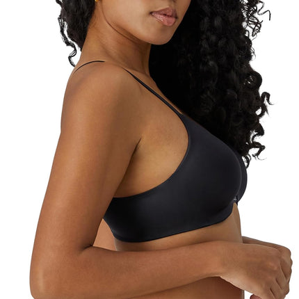 Sujetador con aros de cobertura total One U de Bali para mujer, alisador y ocultador, opaco, negro, 36D