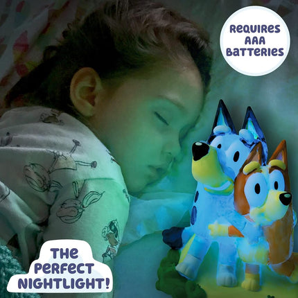 Horizon Group USA Bluey Paint Your Own Light-Up Figurine, Bingo Night Light, Toys for Kids, Playset, Party Decorations, Game, for Kids Ages 3+, Small