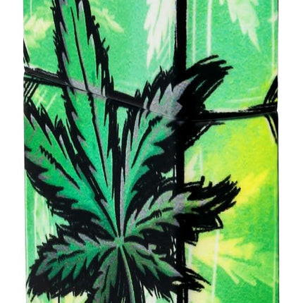 Zippo Cannabis Design Lighter, Glow in Dark