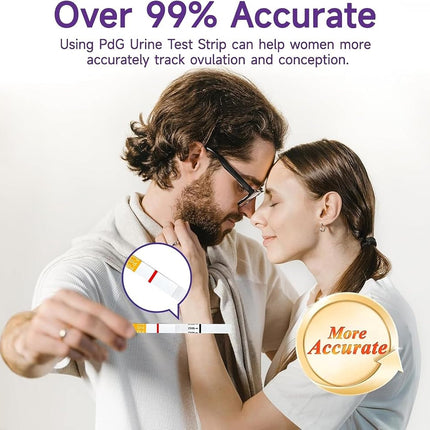 PdG Test Strips,Track Ovulation Insights with Progesterone Urine Tests – Home Fertility Test for Women - PdG (Pregnanediol Glucuronide) 5 Count Progesterone Test Strips