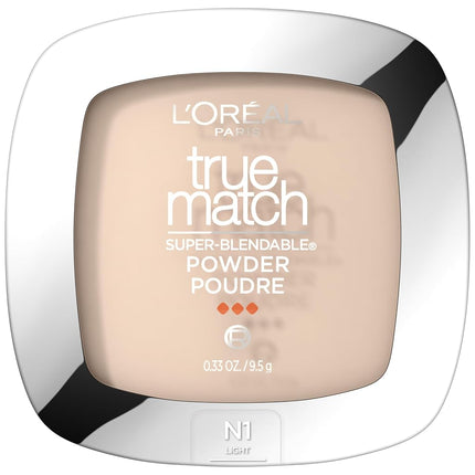 L'Oreal Paris True Match Powder, Soft Ivory, 0.33 Ounce